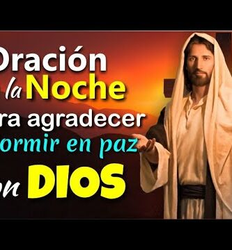 Oración para dormir en paz y dar gracias a Dios: Un camino hacia la tranquilidad