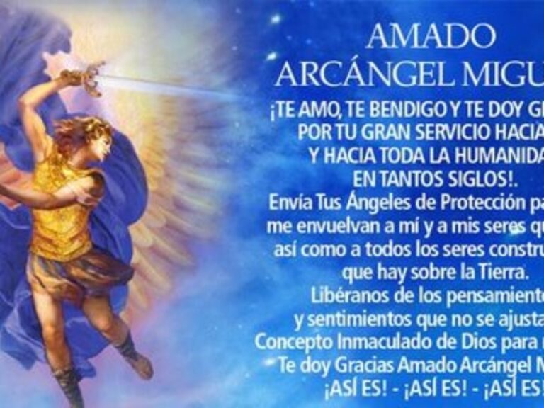 Descarga gratis la poderosa oración a San Miguel Arcángel en formato PDF